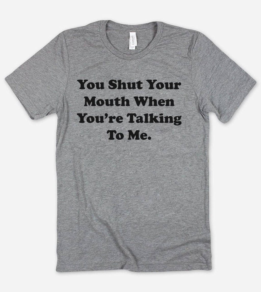 You Shut Your Mouth Funny Cute Quirky Sassy Nerd - Adult & Kids T-Shirts, Sweatshirts & Hoodies apparel design preview 1