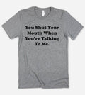 You Shut Your Mouth Funny Cute Quirky Sassy Nerd - Adult & Kids T-Shirts, Sweatshirts & Hoodies apparel design preview 1