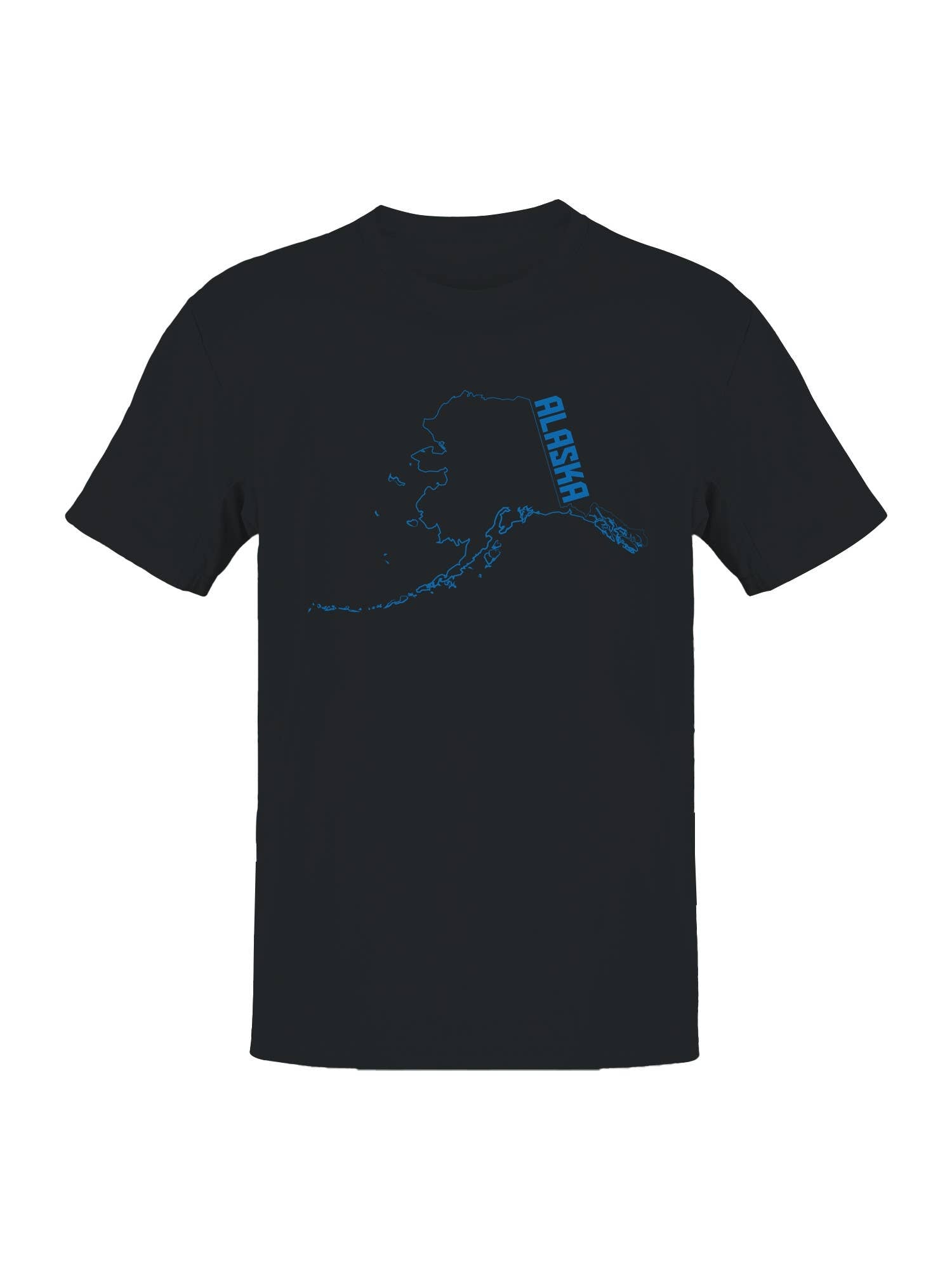 Alaska Map Design Men's - Adult & Kids T-Shirts, Sweatshirts & Hoodies apparel design preview 1