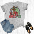 Western Rodeo Merry Christmas Mineral Wash Graphic - Adult & Kids T-Shirts, Sweatshirts & Hoodies apparel design preview 1