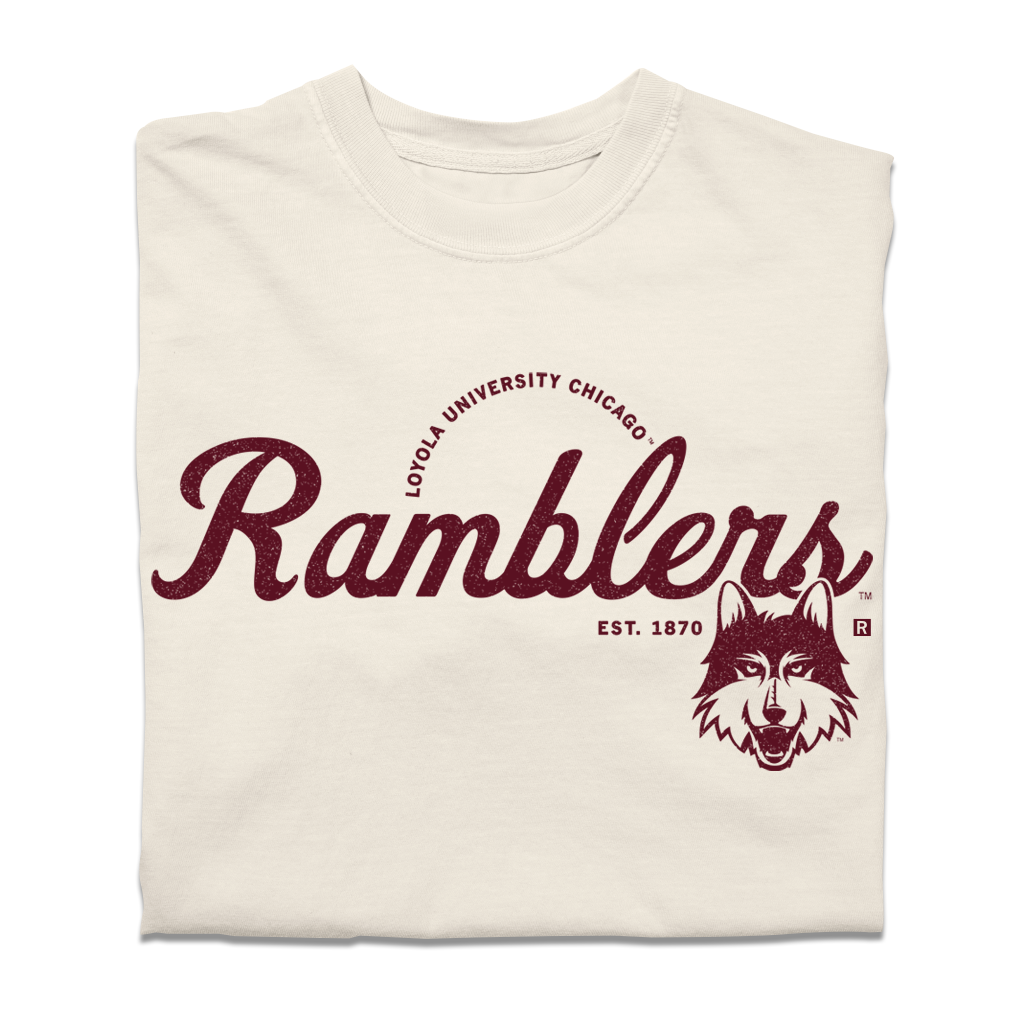 Ramblers Script Logo Heavyweight - Adult & Kids T-Shirts, Sweatshirts & Hoodies apparel design preview 1