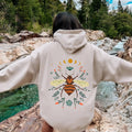 Honey Bee, Forest Moon, Botanical Design - Adult & Kids T-Shirts, Sweatshirts & Hoodies apparel design preview 1