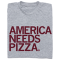 America Needs Pizza - Adult & Kids T-Shirts, Sweatshirts & Hoodies apparel design preview 1