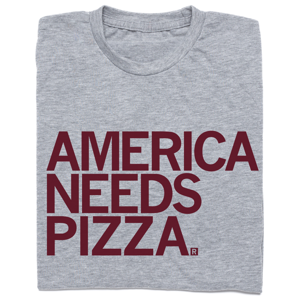 America Needs Pizza - Adult & Kids T-Shirts, Sweatshirts & Hoodies apparel design preview 1