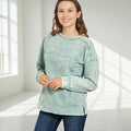 1022 Acid Wash F/Terry Exposed Seam SI-28951 - Adult & Kids T-Shirts, Sweatshirts & Hoodies apparel design preview 1