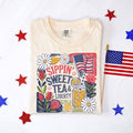 Sippin' Sweet Tea Liberty - Adult & Kids T-Shirts, Sweatshirts & Hoodies apparel design preview 1