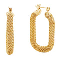 14K Gold-Dipped Crochet Textured Pin Catch Earring - Adult & Kids T-Shirts, Sweatshirts & Hoodies apparel design preview 1