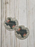 Black Texas Home Coasters - Adult & Kids T-Shirts, Sweatshirts & Hoodies apparel design preview 1