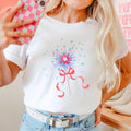 Coquette Sparkler July 4th Graphic Comfort Colors - Adult & Kids T-Shirts, Sweatshirts & Hoodies apparel design preview 1