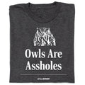 The Onion: Owls Are Assholes - Adult & Kids T-Shirts, Sweatshirts & Hoodies apparel design preview 1