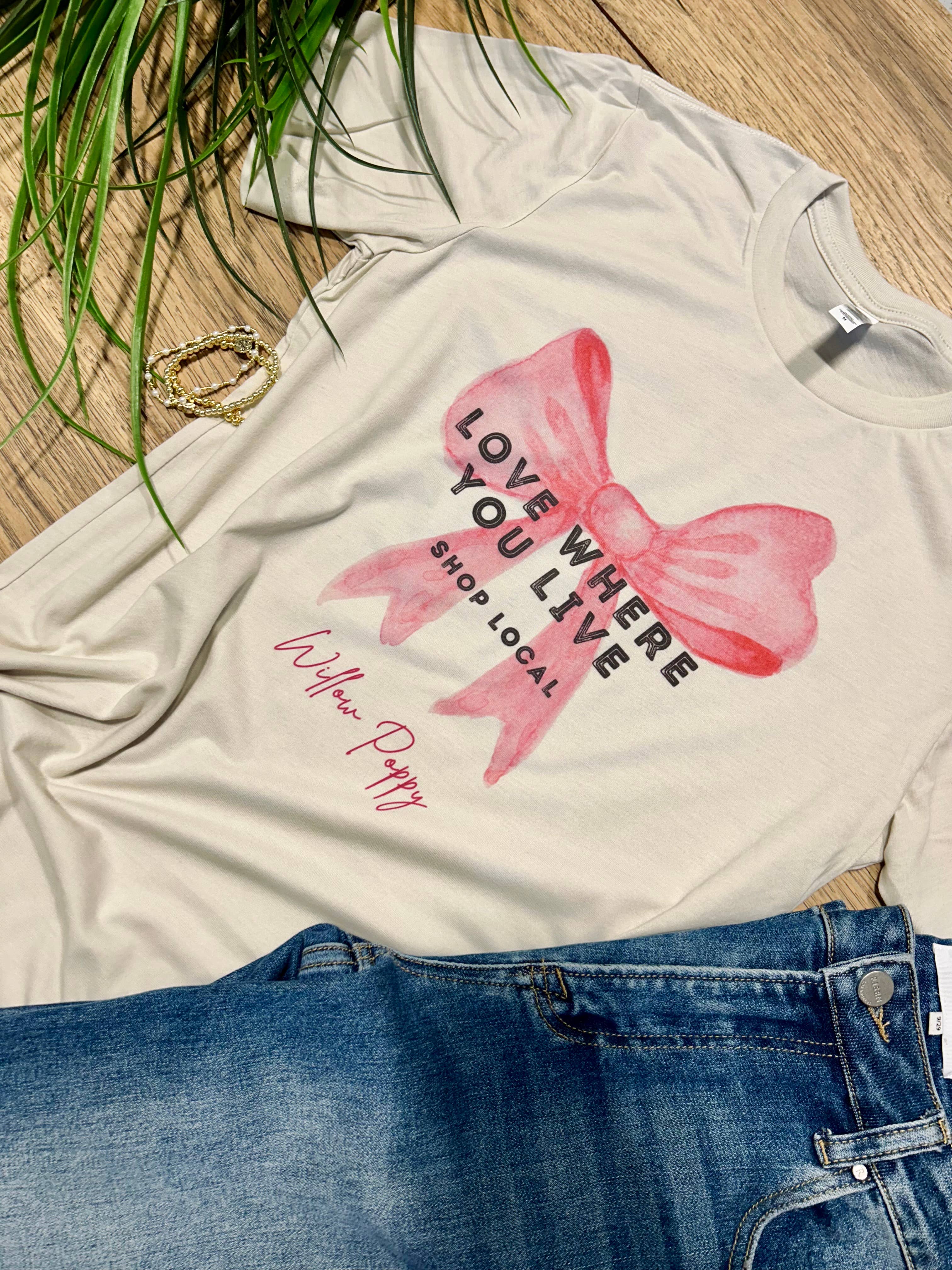 Bow Shop Local Custom Graphic - Adult & Kids T-Shirts, Sweatshirts & Hoodies apparel design preview 1