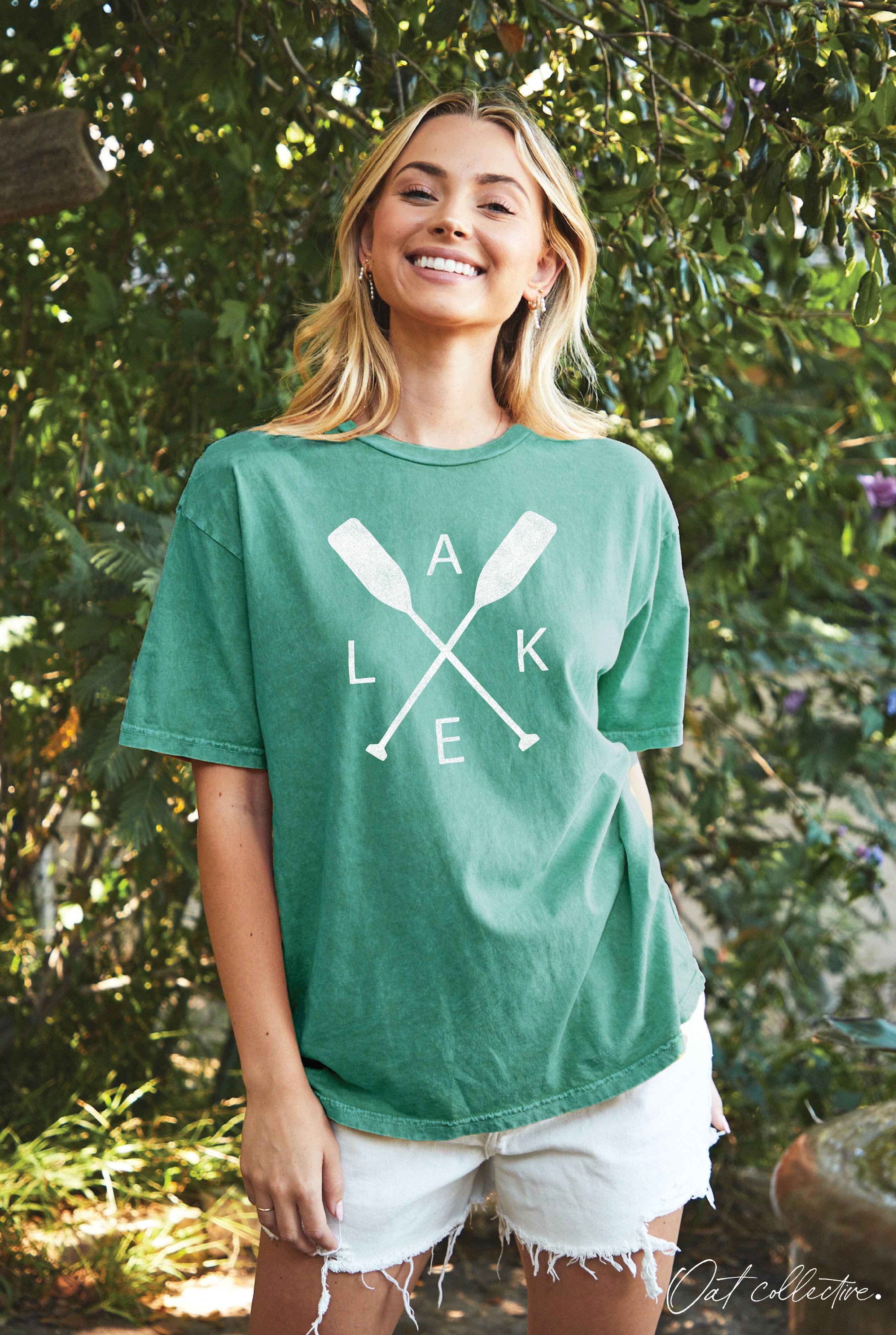 Lake Oversized Graphic Top - Adult & Kids T-Shirts, Sweatshirts & Hoodies apparel design preview 1