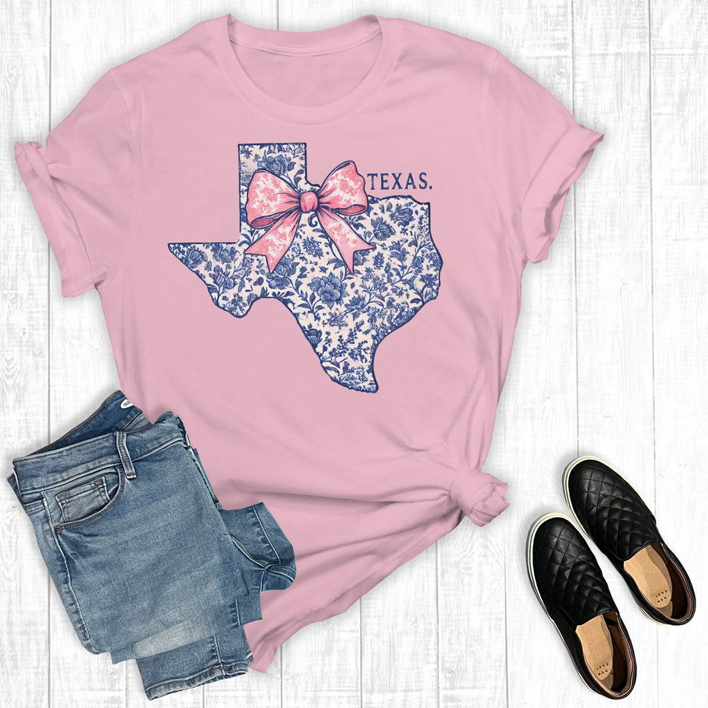 Western Texas Coquette Bow Graphic - Adult & Kids T-Shirts, Sweatshirts & Hoodies apparel design preview 1