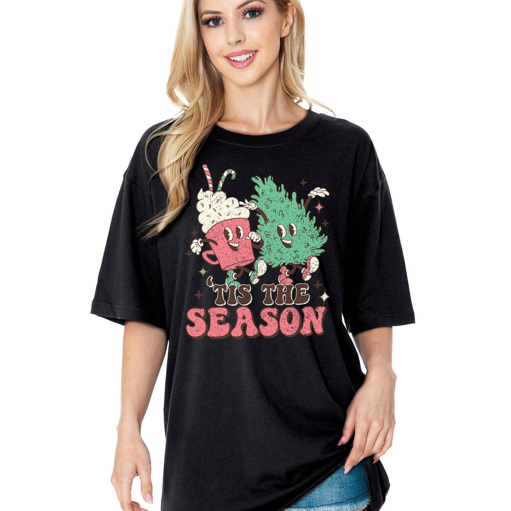 Unisex Oversized Tis the Season - Adult & Kids T-Shirts, Sweatshirts & Hoodies apparel design preview 1