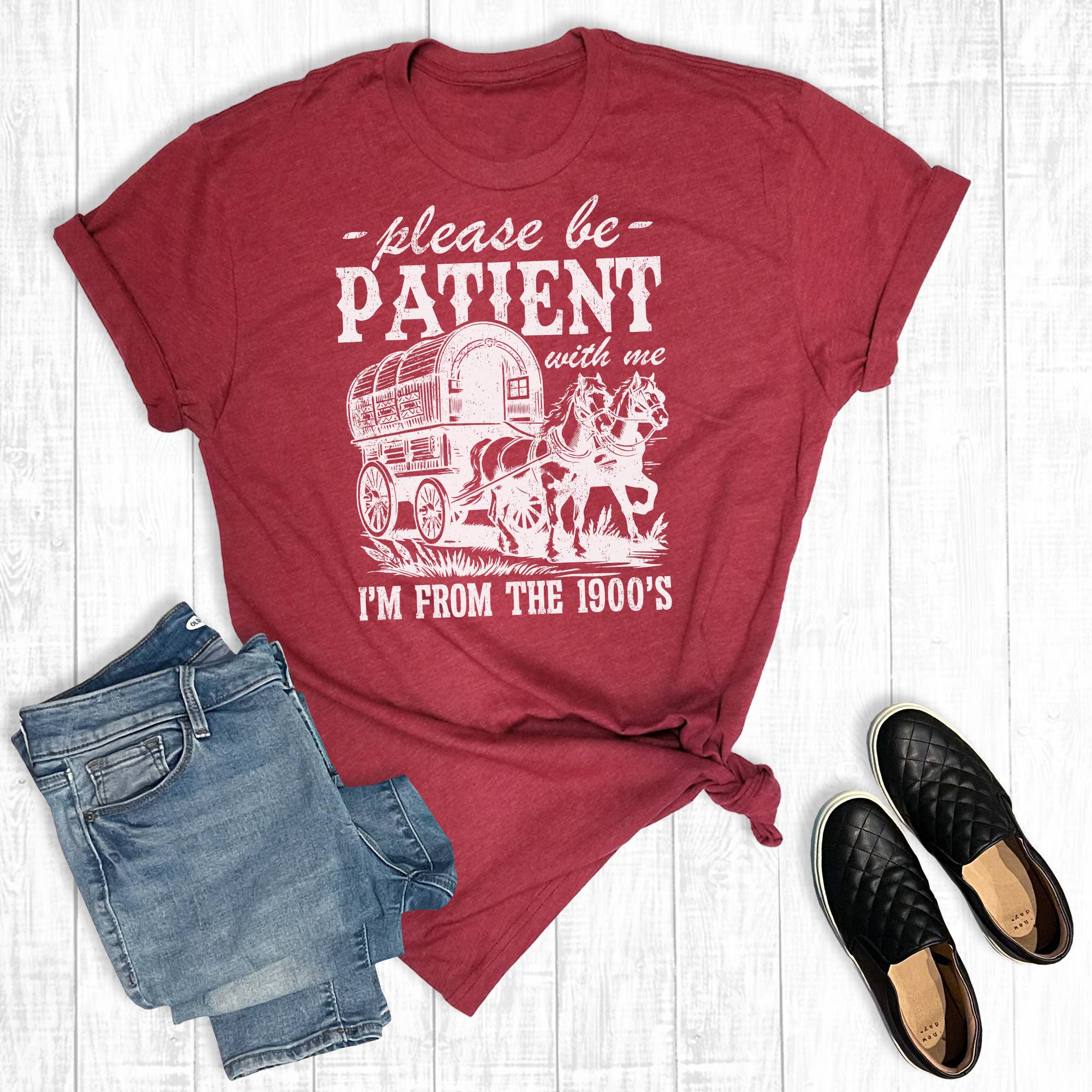 Western I'M from the 1900s Graphic - Adult & Kids T-Shirts, Sweatshirts & Hoodies apparel design preview 1