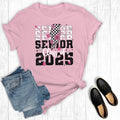 Checkered Bolt Senior 2025 Graphic - Adult & Kids T-Shirts, Sweatshirts & Hoodies apparel design preview 1
