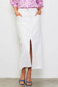 Front Slit Twill Skirt - Adult & Kids T-Shirts, Sweatshirts & Hoodies apparel design preview 1