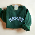 Merry Festive Holiday Crewneck - Adult & Kids T-Shirts, Sweatshirts & Hoodies apparel design preview 1
