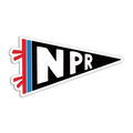 Npr Pennant Die-Cut Sticker - Adult & Kids T-Shirts, Sweatshirts & Hoodies apparel design preview 1