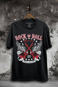 Rock and Roll Guitar Wings Graphic Top - Adult & Kids T-Shirts, Sweatshirts & Hoodies apparel design preview 1