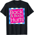 Funny Body Hurts Workout Unisex Gym Graphic - Adult & Kids T-Shirts, Sweatshirts & Hoodies apparel design preview 1