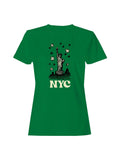 St. Patrick's Day Nyc Liberty and Floral Women's - Adult & Kids T-Shirts, Sweatshirts & Hoodies apparel design preview 1