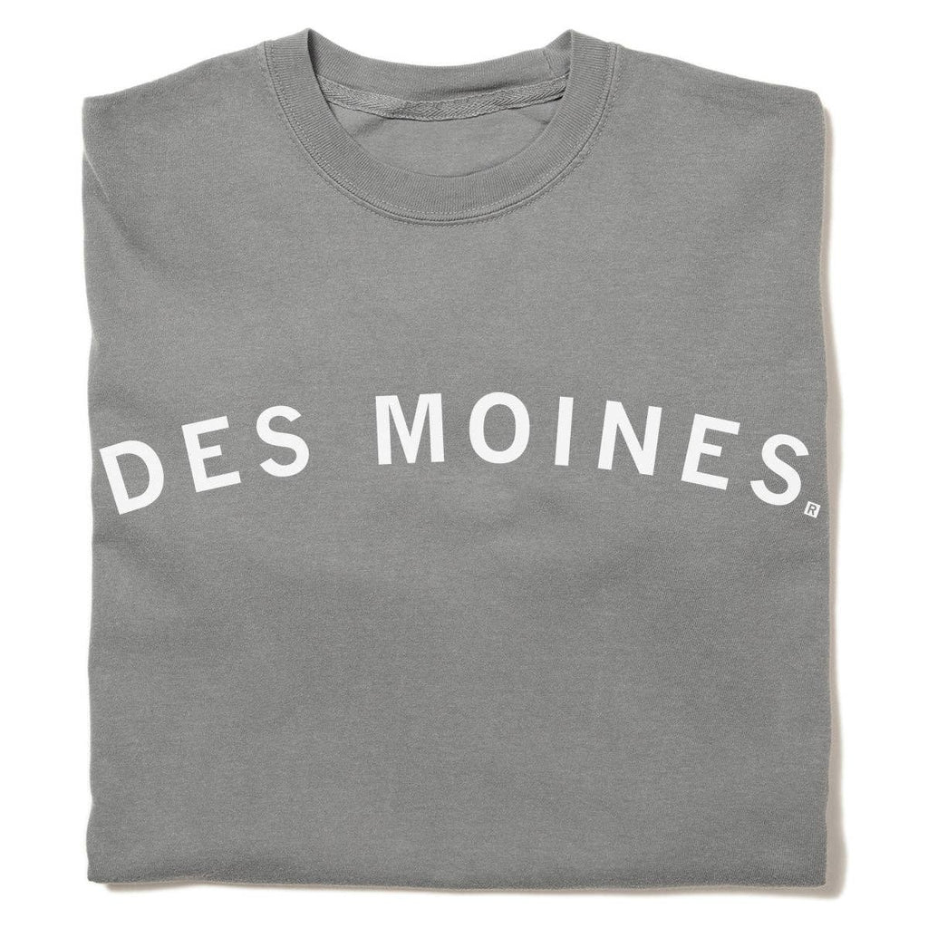 Des Moines Curved Logo Heavyweight - Adult & Kids T-Shirts, Sweatshirts & Hoodies apparel design preview 1