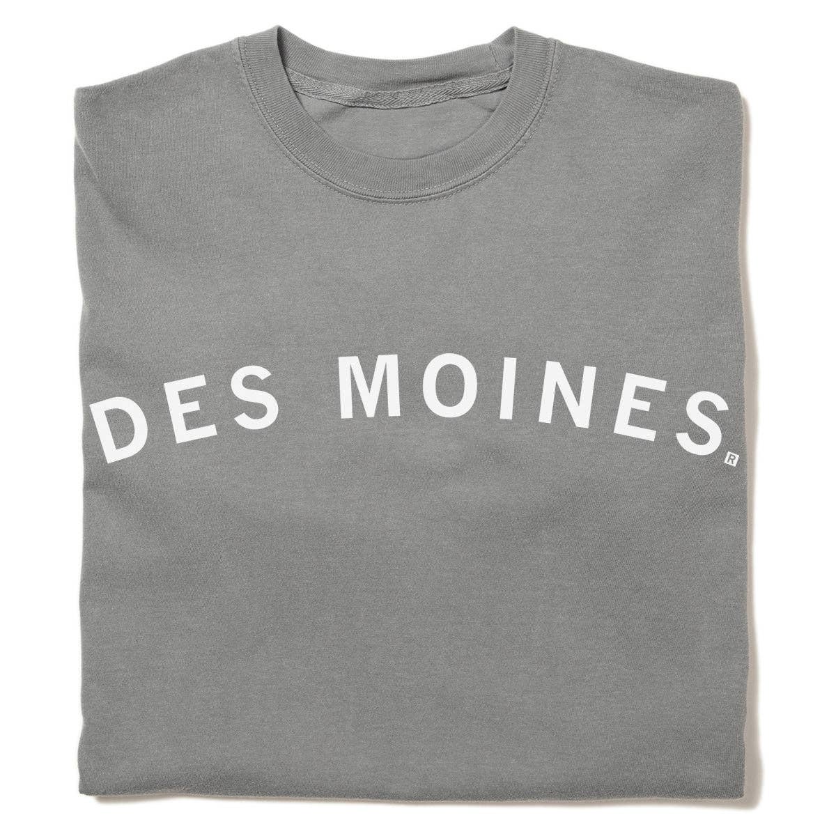 Des Moines Curved Logo Heavyweight - Adult & Kids T-Shirts, Sweatshirts & Hoodies apparel design preview 1