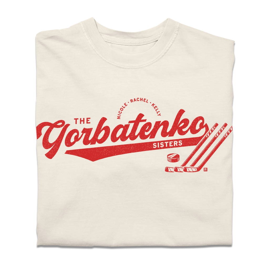 Gorbatenko Sisters Script Logo Heavyweight - Adult & Kids T-Shirts, Sweatshirts & Hoodies apparel design preview 1