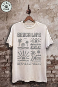 Beach Life Graphic Top - Adult & Kids T-Shirts, Sweatshirts & Hoodies apparel design preview 1