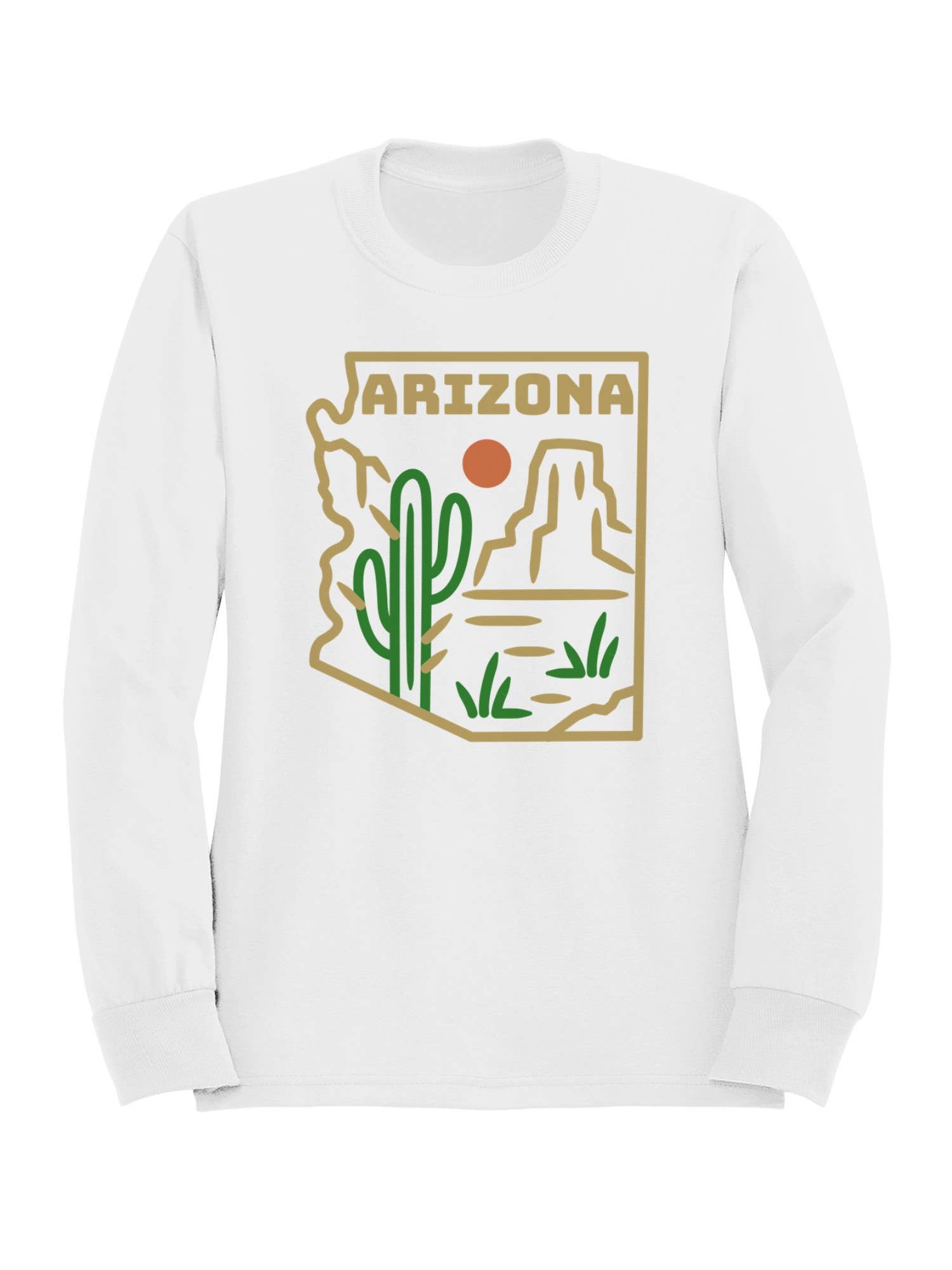 Arizona Desert Art Sticker Men's - Adult & Kids T-Shirts, Sweatshirts & Hoodies apparel design preview 1
