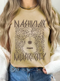 Nashville Leopard Music City Graphic - Adult & Kids T-Shirts, Sweatshirts & Hoodies apparel design preview 1