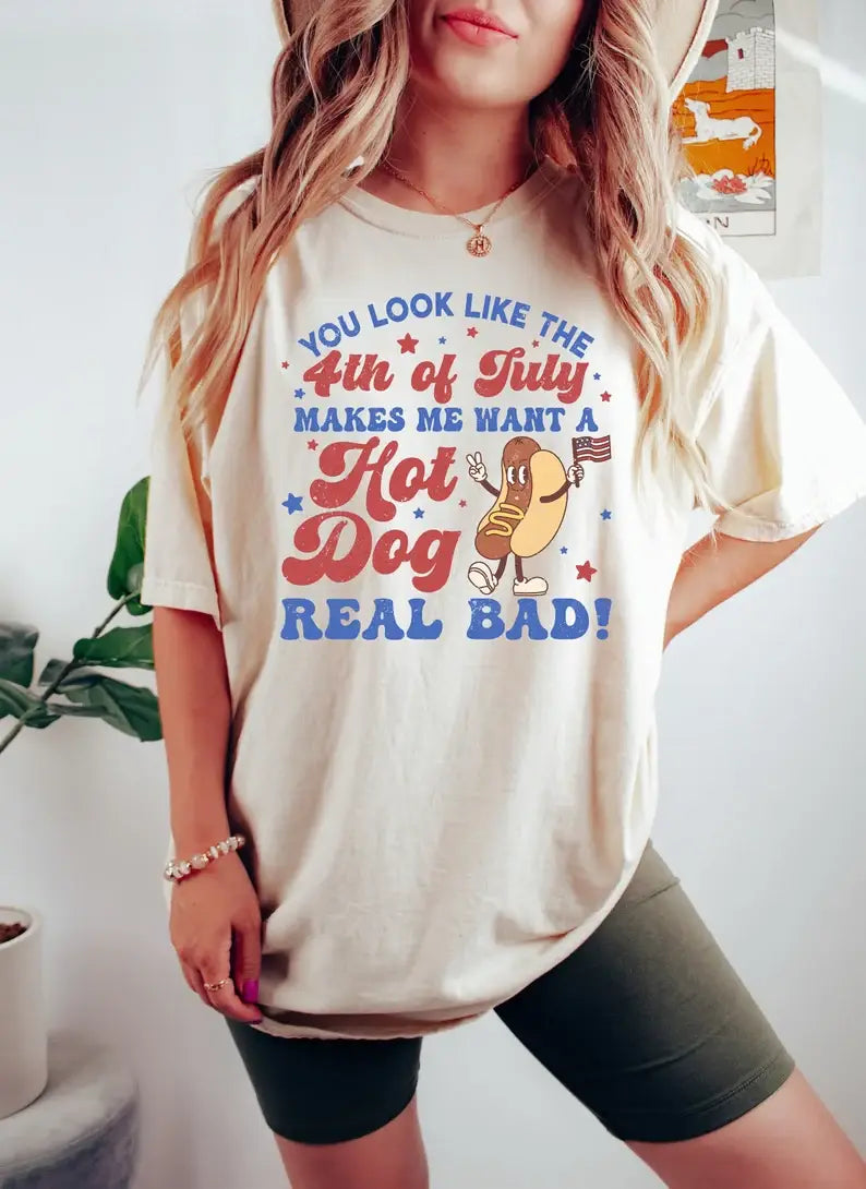 You Look Like the 4th of July - Adult & Kids T-Shirts, Sweatshirts & Hoodies apparel design preview 1
