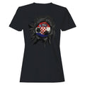 Croatia Soccer Ripped Women's - Adult & Kids T-Shirts, Sweatshirts & Hoodies apparel design preview 1