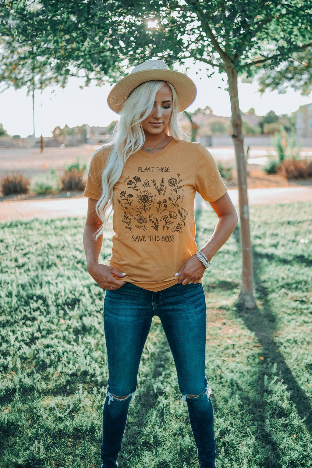 Plant These Save the Bees Bee Lover - Adult & Kids T-Shirts, Sweatshirts & Hoodies apparel design preview 1