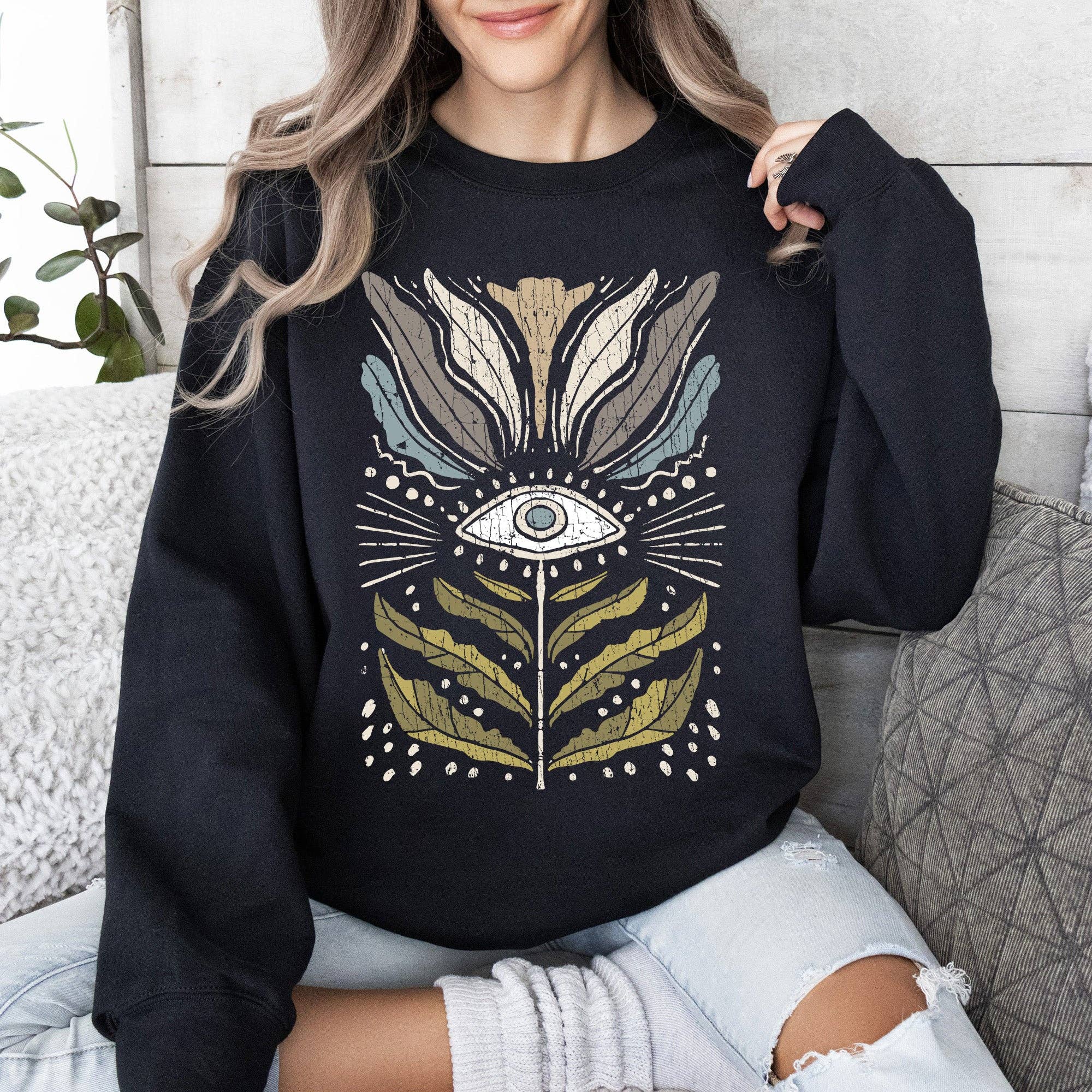 Mystical Floral Vintage - Adult & Kids T-Shirts, Sweatshirts & Hoodies apparel design preview 1