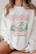Says the Lord Mountains Graphic Brushed - Adult & Kids T-Shirts, Sweatshirts & Hoodies apparel design preview 1