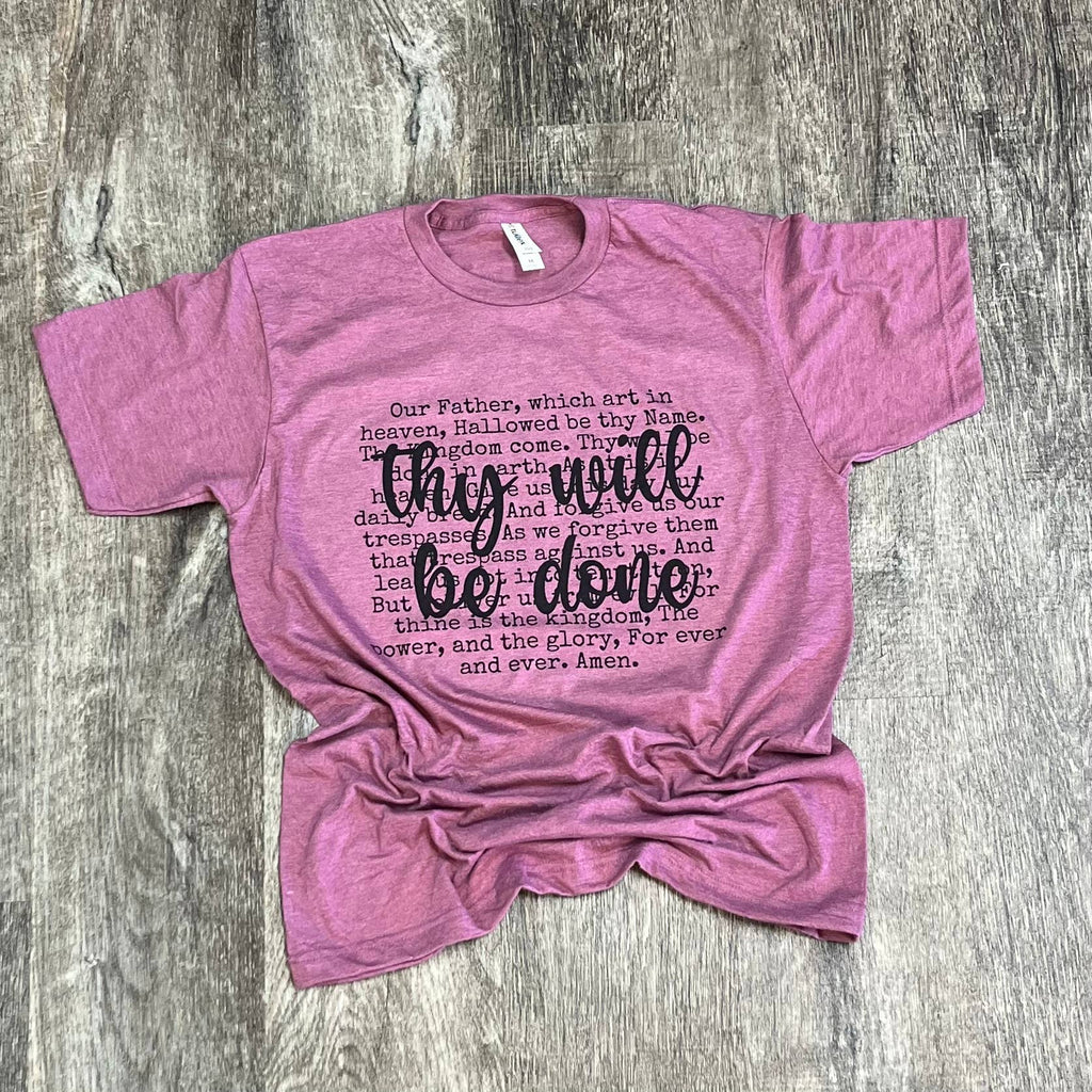 Thy Will Be Done On Cassis - Adult & Kids T-Shirts, Sweatshirts & Hoodies apparel design preview 1