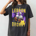 Lebron Bronny James Vintage Retro Basketball - Adult & Kids T-Shirts, Sweatshirts & Hoodies apparel design preview 1