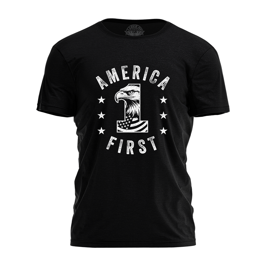 America First Eagle 4300 - Adult & Kids T-Shirts, Sweatshirts & Hoodies apparel design preview 1