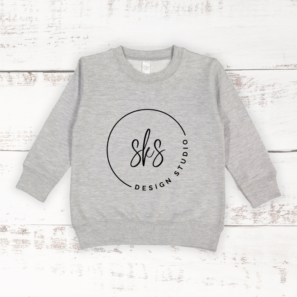 Custom Logo Toddler Crewneck [Rabbit Skins] - Adult & Kids T-Shirts, Sweatshirts & Hoodies apparel design preview 1