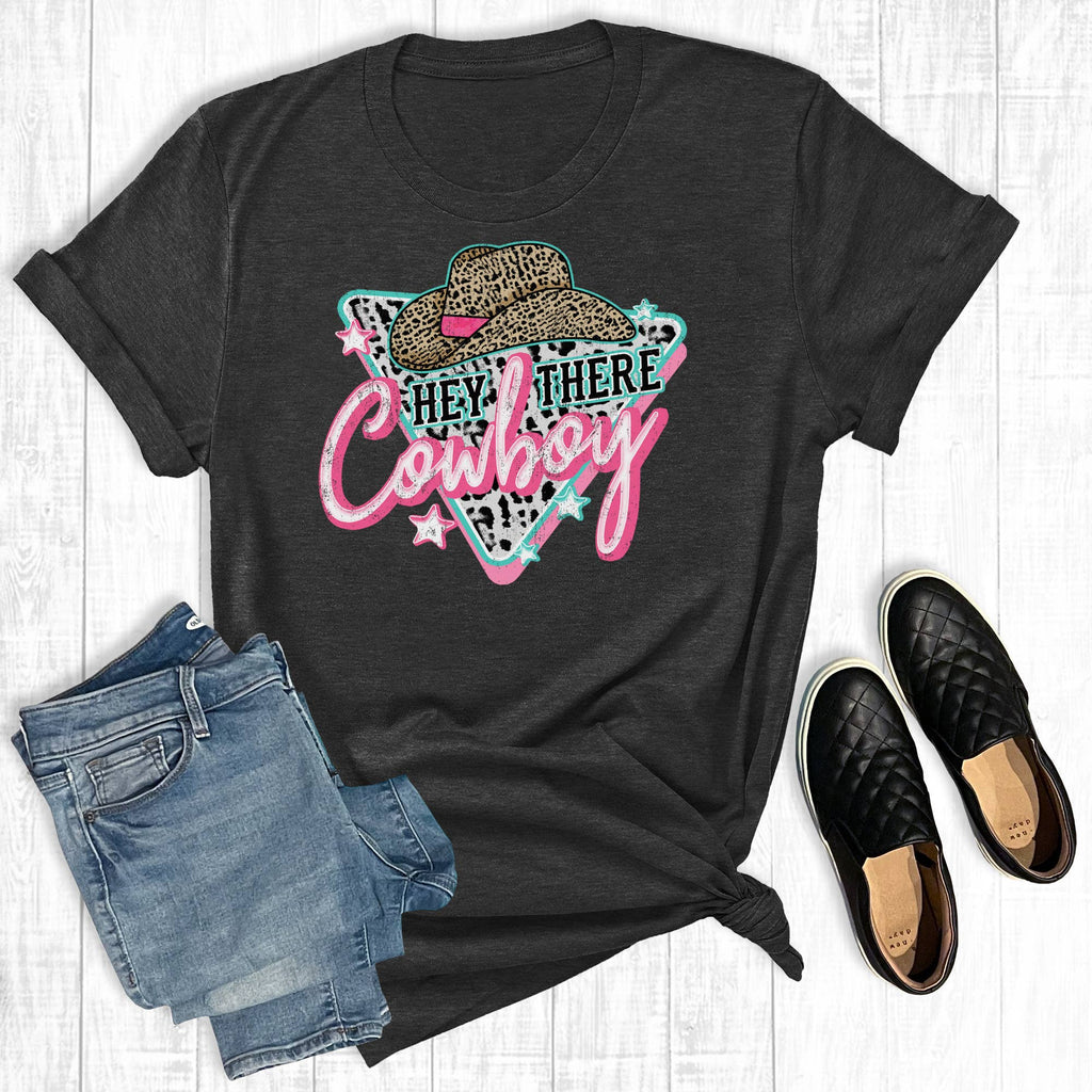 Hey There Cowboy - Adult & Kids T-Shirts, Sweatshirts & Hoodies apparel design preview 1