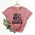 Just A Girl Who Loves To Dance - Adult & Kids T-Shirts, Sweatshirts & Hoodies apparel design preview 1