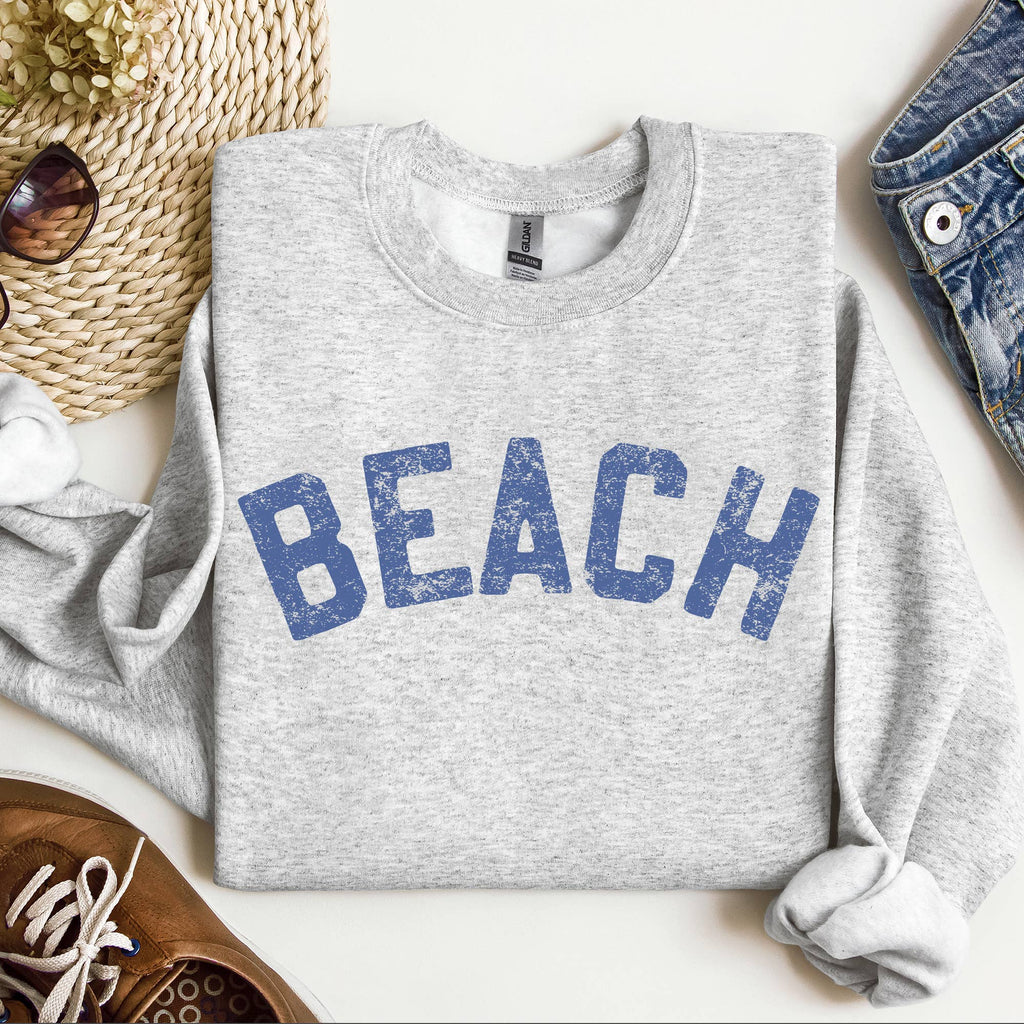 Beach Crewneck Summer Bum - Adult & Kids T-Shirts, Sweatshirts & Hoodies apparel design preview 1