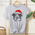 Australian Shepherd, Santa, Dog, Christmas, Pet - Adult & Kids T-Shirts, Sweatshirts & Hoodies apparel design preview 1