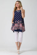 .....SI-5181 Plus Size Border Flower Print Pocket - Adult & Kids T-Shirts, Sweatshirts & Hoodies apparel design preview 1