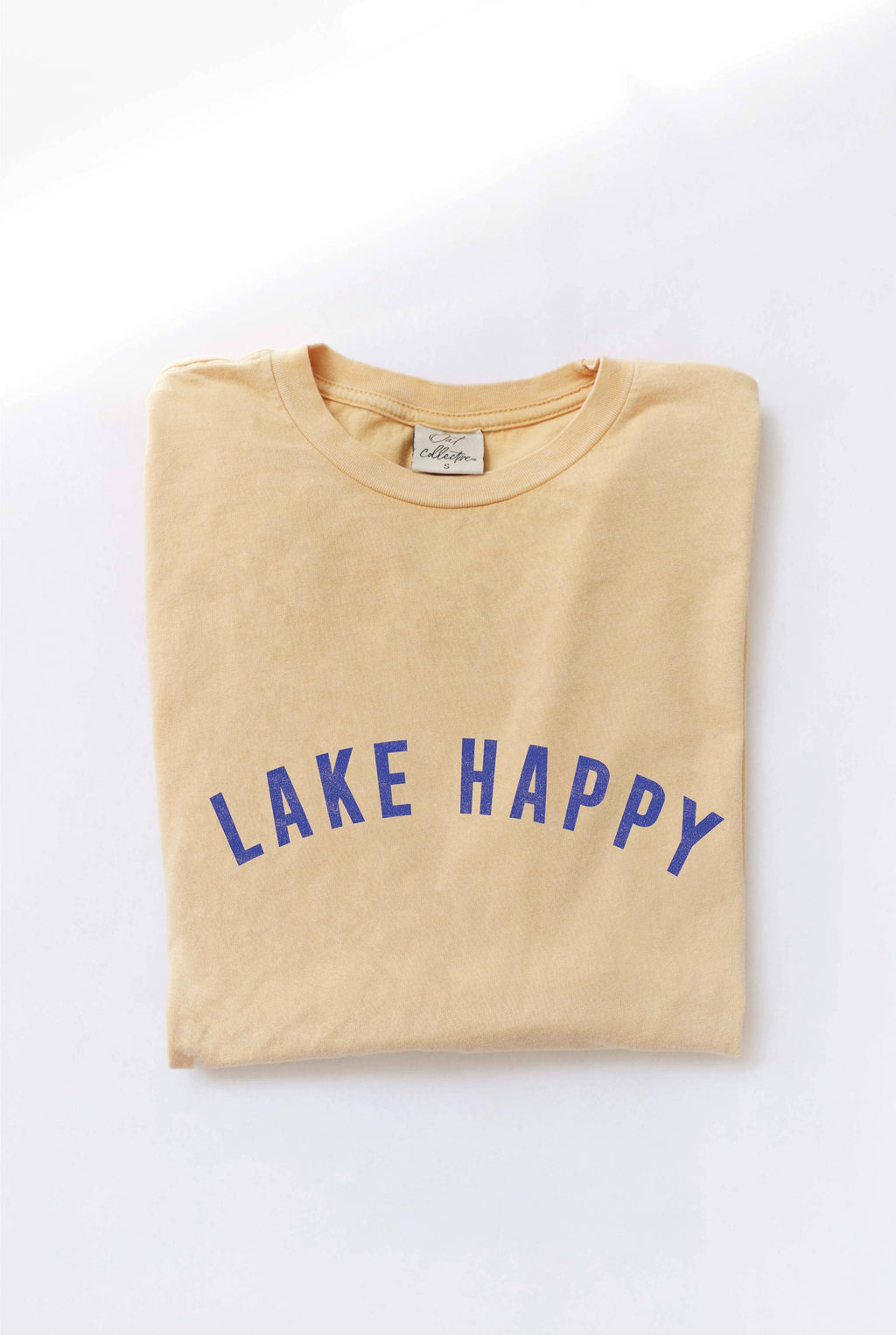 Lake Happy Mineral Washed Graphic Top - Adult & Kids T-Shirts, Sweatshirts & Hoodies apparel design preview 1