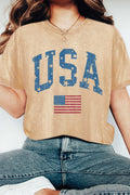 USA Flag Mineral Graphic - Adult & Kids T-Shirts, Sweatshirts & Hoodies apparel design preview 1
