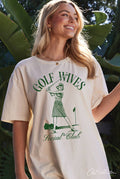 Golf Wives Social Club Oversized Graphic Top - Adult & Kids T-Shirts, Sweatshirts & Hoodies apparel design preview 1