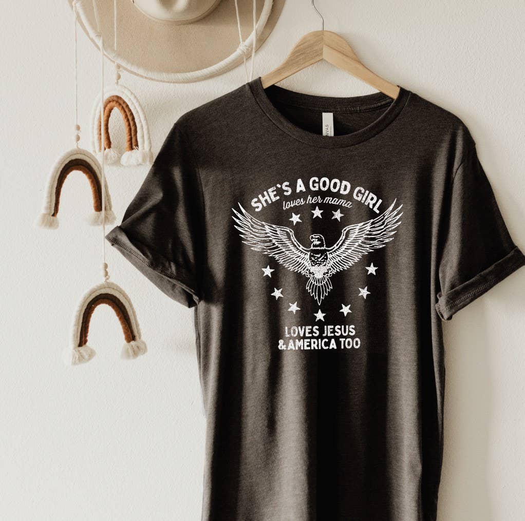 She's A Good Girl Graphic - Adult & Kids T-Shirts, Sweatshirts & Hoodies apparel design preview 1